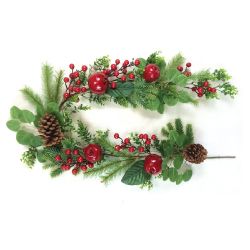 Red Berry and Apple Garland 150cm
