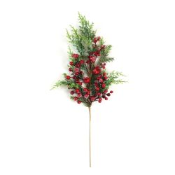 Green Pick with Red Berries 76cm