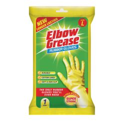 Elbow Grease Super Strong Rubber Glove Large 1Pk