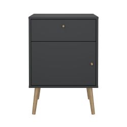 Bodo Nightstand 1 Drawer - Grey