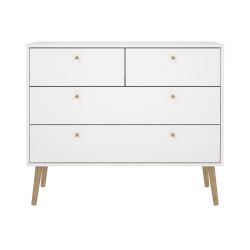 Bodo Chest 2+2 Drawers - White