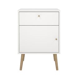 Bodo Nightstand 1 Drawer - White