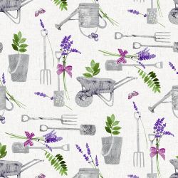 Lavender Farm Wipe Clean Tablecloth