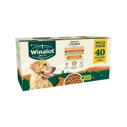 Winalot Adult Dog Food Pouch Mixed in Gravy 40x100g