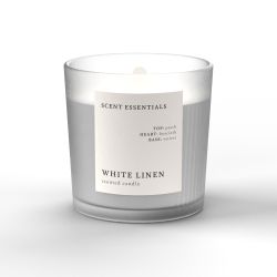 300g White Linen Candle