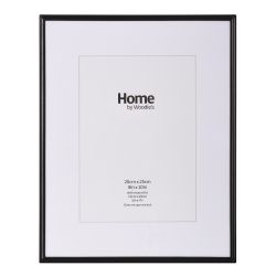 Black Metal Photo Frame 10x8 mounted to 7x5