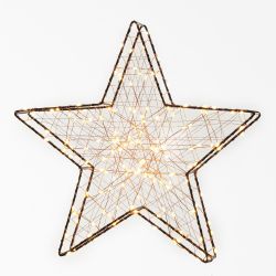 LED 3D Star 35cm Warm White