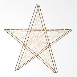 Led 3D Star 60Cm Warm White