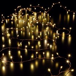 Copper Wire 720 LED Lights White