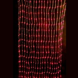 480 Battery Operated LED Stripe Curtain Multi-coloured