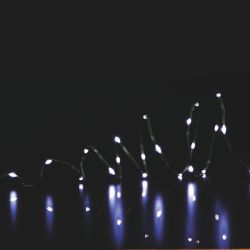 200 Led Lights With Green Cable White