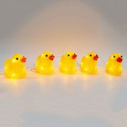 Acrylic Yellow Ducks Set Of 5