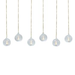 Glass Baubles With Tealight