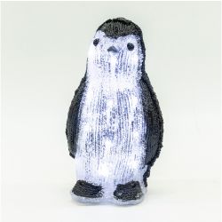 Battery Operated LED Penguin 20cm