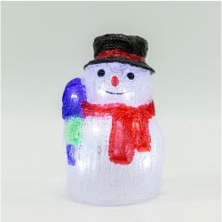 Battery Operated LED Santa 20cm