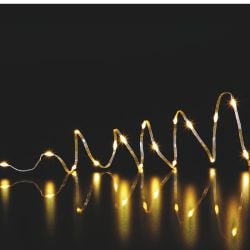 200 Flexi Wire Lights Clear Cable Warm White