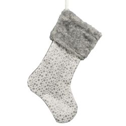 Hanging Stocking 61cm Grey