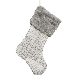Hanging Stocking 61cm Grey