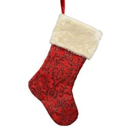 Hanging Stocking 61cm Red