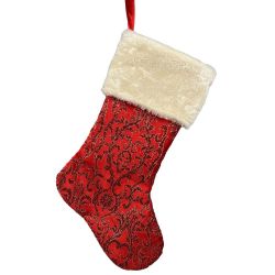 Hanging Stocking 61cm Red