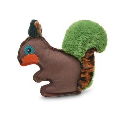Salina Squirrel Plush Dog Toy