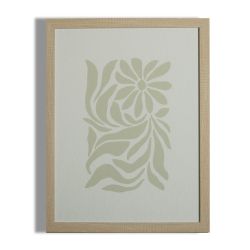 Green flower 3 Set Framed Wall Art
