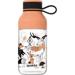 Quokka Kids Bottle w/Strap 430ml - Woods