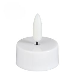 Mica Decorations Tealight led white 4 pieces battery operated h4,6xd3,8cm