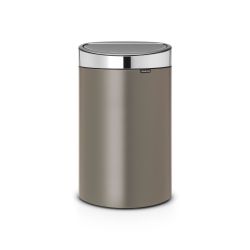 Brabantia Touch Bin, 40L - Platinum