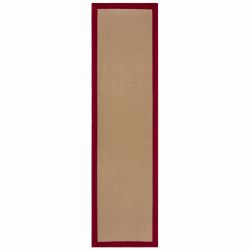 Kira Jute Herringbone Global Runner Red 60X230