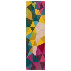 Falmouth Wool Geometric Colourful Runner 60X230