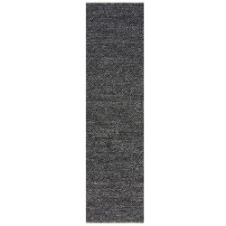 Minerals Wool Blend Neutral Rug Dark Grey 60X230