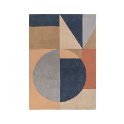 Esre Wool Geometric Abstract Rug Multi 120X170