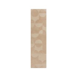 Gigi Wool Geometric Runner Natural 60x230