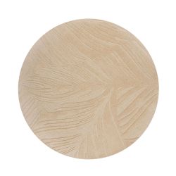 Lino Leaf Natural Rug 160x160