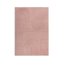 Zen Garden Modern Wool Rug Blush 120x170