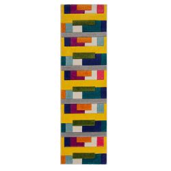 Mambo Geometric Carved Runner 66X230