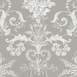 Laura Ashley Josette Steel Wallpaper