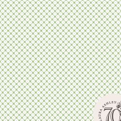 Laura Ashley Wickerwork Leaf Green Wallpaper