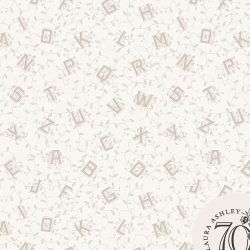 Laura Ashley Alphabet Dove Grey Wallpaper