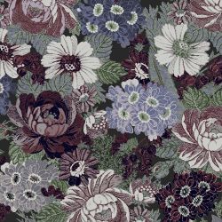 Laura Ashley Honnington Peonies Blackberry Purple Wallpaper