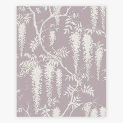 Next Wisteria Trails Mauve Wallpaper