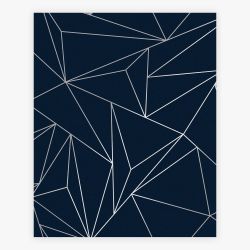 Next Scatter Geo Navy Wallpaper