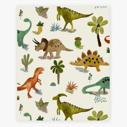 Next Prehistoric Dinosaur & Friends Natural Wallpaper