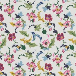 Joules Cambridge Painted Floral Creme Wallpaper