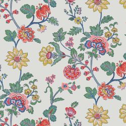 Joules Vine Cottage Floral Creme Wallpaper
