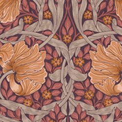 William Morris At Home Pimpernel Plum Wallpaper