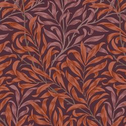 William Morris At Home Willow Bough Plum Wallpaper