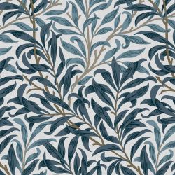William Morris At Home Willow Bough White & Blues Wallpaper