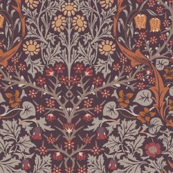 William Morris At Home Blackthorn Plum Wallpaper